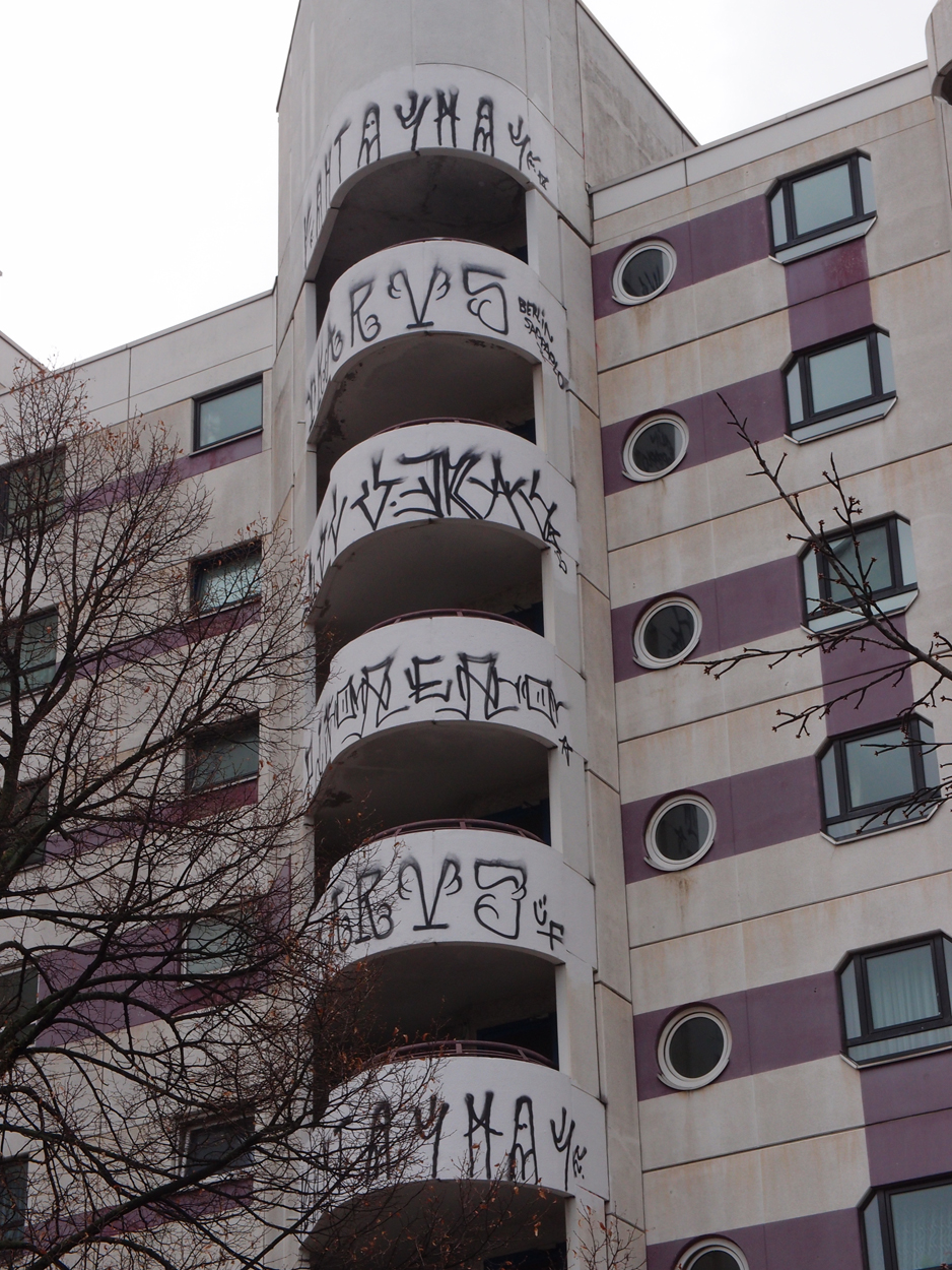 fotos de pixação em Berlim 2018/19